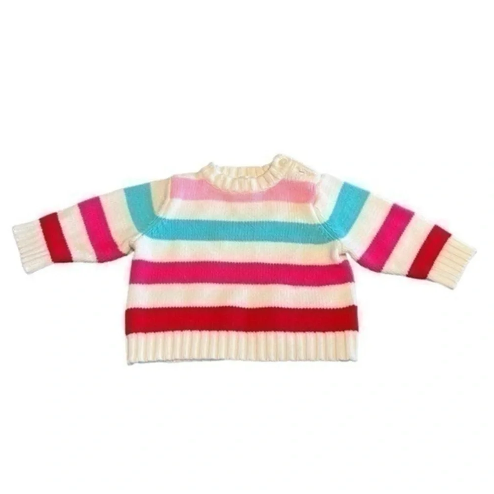 The children's Place multicolored Stripe Knitted Sweater 3-6 months baby​